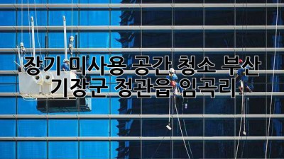 장기 미사용 공간 청소: 부산 기장군 정관읍 임곡리
